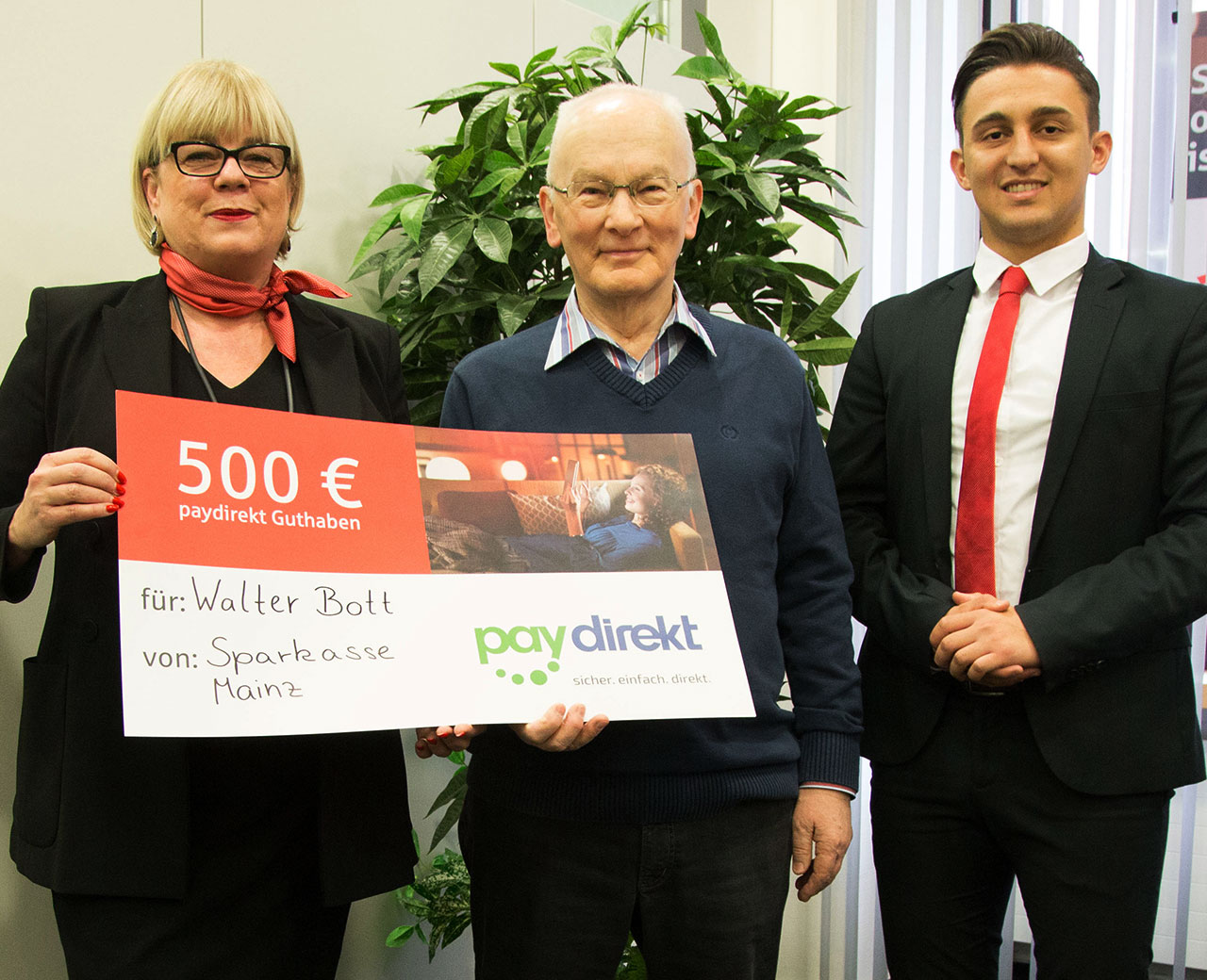 Gewinner des 500€ Paydirekt Guthabens