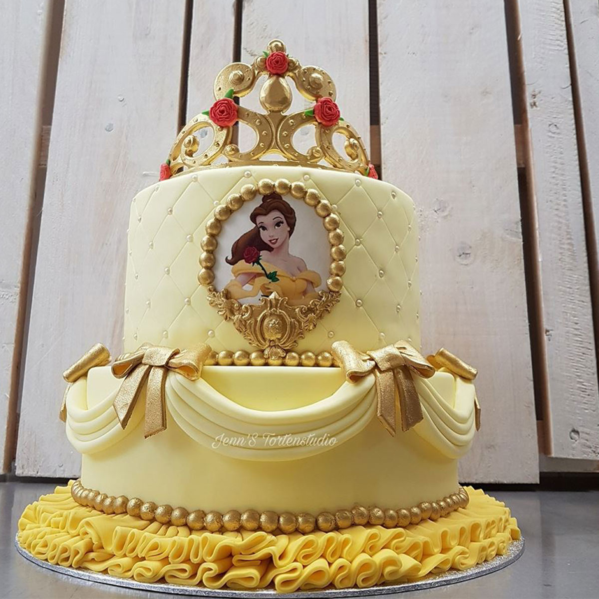 Torte Belle Schöne und das Biest von Jenn‘s Tortenstudio