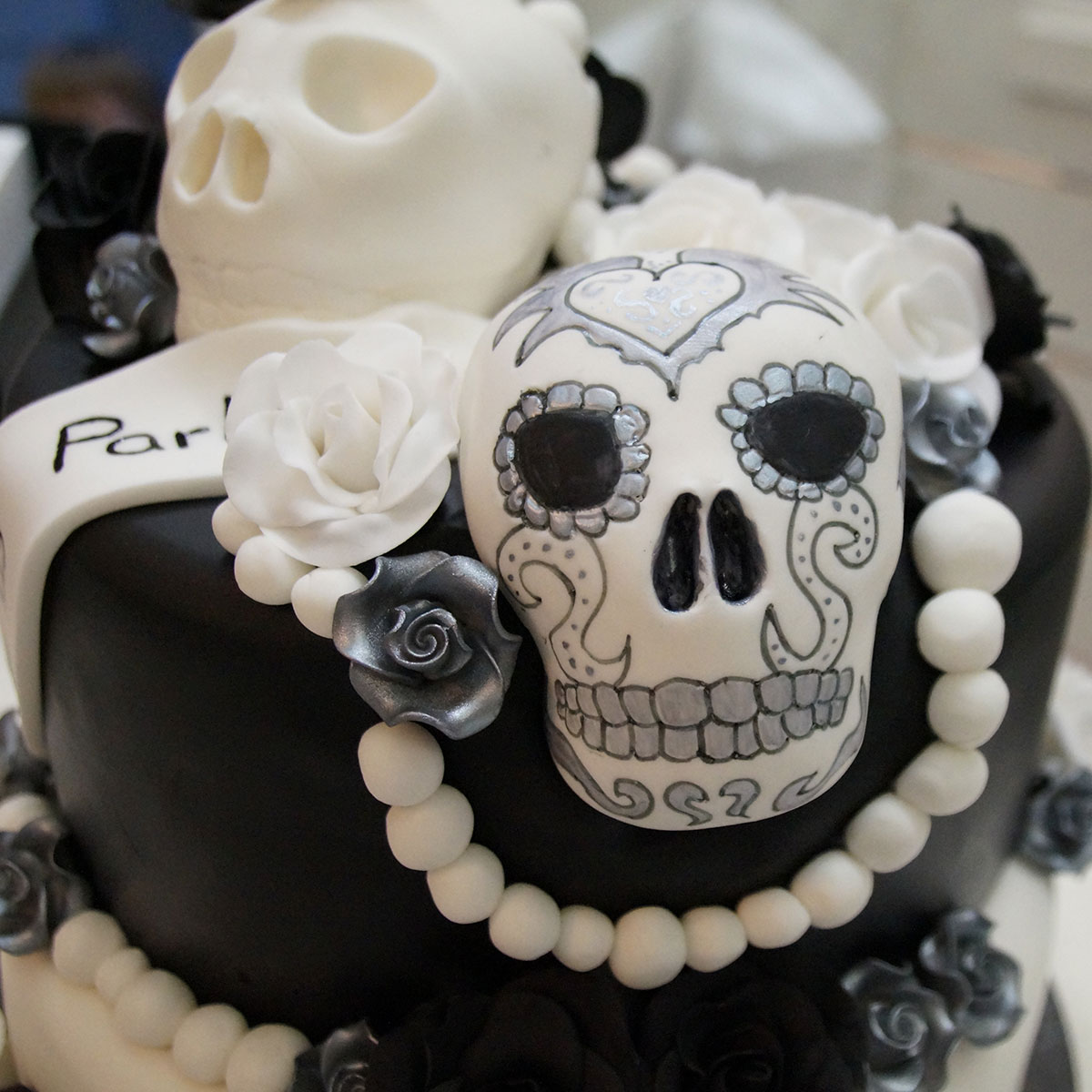 Totenkopftorte von Jenn‘s Tortenstudio