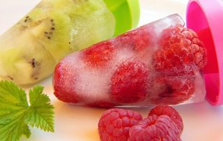 Selbstegmachtes Eis für warme Sommertage