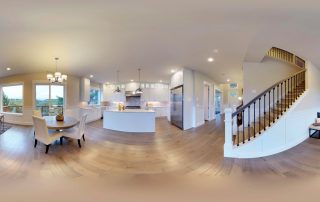 360-Grad-Ansicht eines Hauses